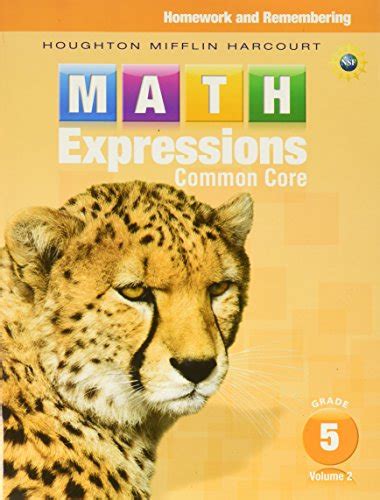 houghton mifflin math expressions homework and remembering grade 5 PDF