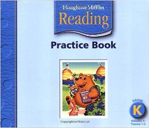 houghton mifflin reading practice book volume 1 grade k Kindle Editon