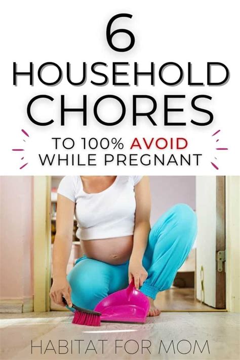 household activities to avoid during pregnancy