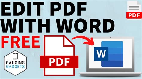 how can i edit a pdf file for free PDF