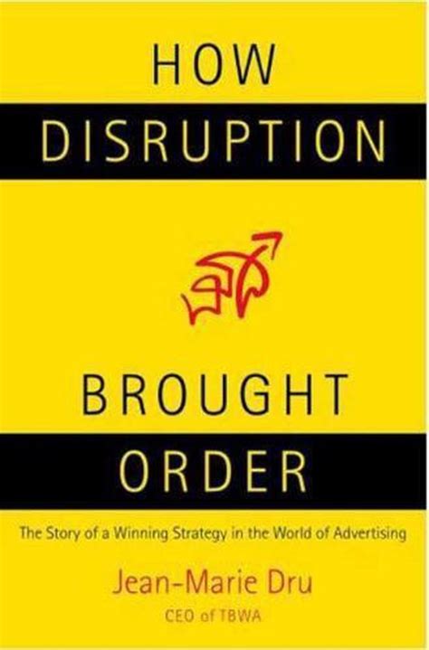 how disruption brought order how disruption brought order Reader