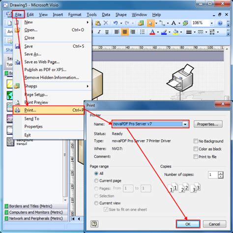 how do i convert a visio file to a pdf file PDF