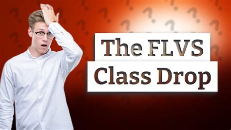 how do i drop a class on flvs