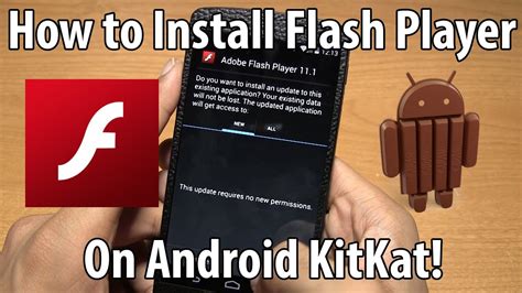 how do i manually install flash player on my android device PDF