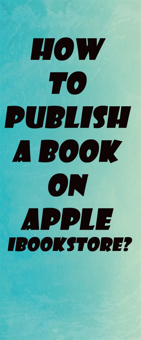 how do i publish my book on ibooks Doc