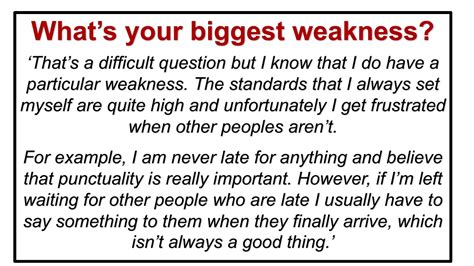 how do you answer what are your weaknesses