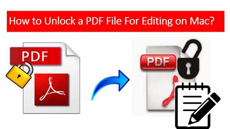 how do you unlock a pdf for editing PDF