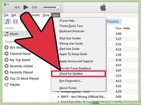 how do you update itunes manually Reader