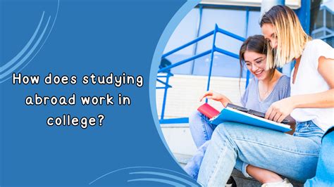 how does studying abroad work