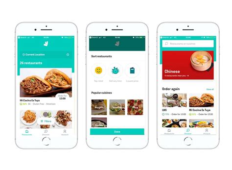 how does the deliveroo app work