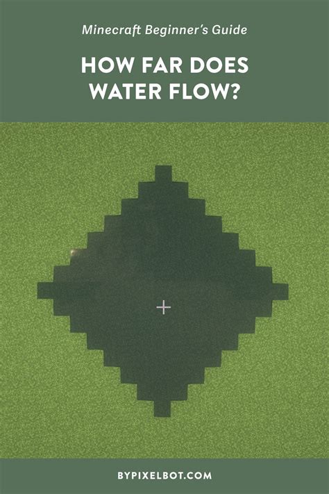 how far does water flow in minecraft