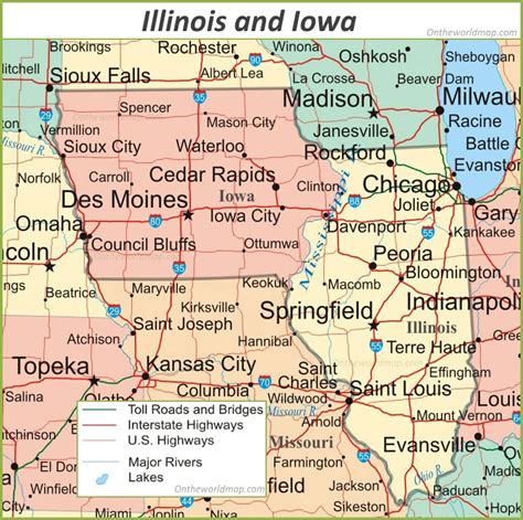 how far is iowa from chicago