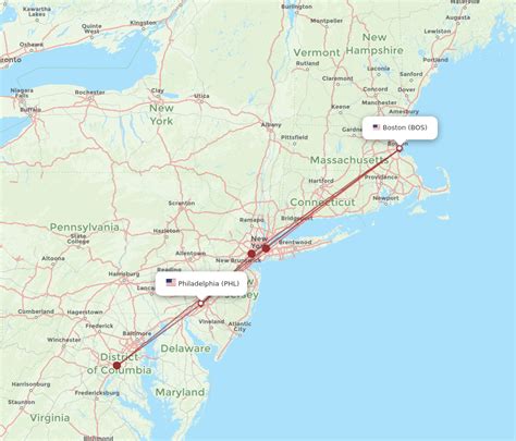 how far is philly from boston