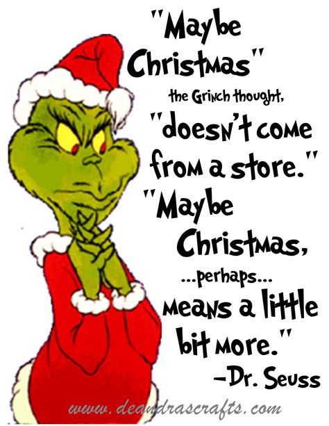 how grinch stole christmas book quotes Doc