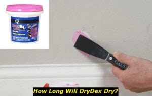 how long does drydex take to dry