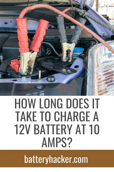 how long does it take to charge a dead car battery with a 10 amp charger Reader