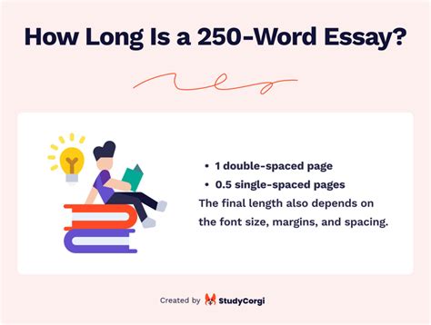 how long is 250 words