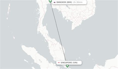 how long is the flight from singapore to bangkok