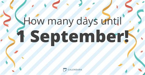 how long until september 13