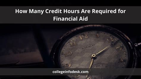 how many credit hours to receive financial aid
