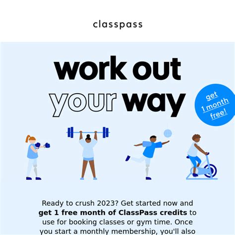 how many credits classpass free trial