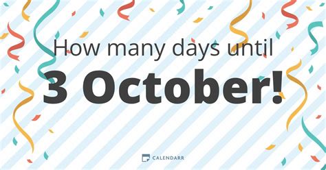 how many days till oct 1
