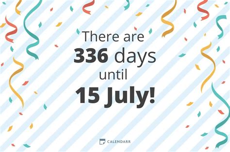 how many days until the 15th