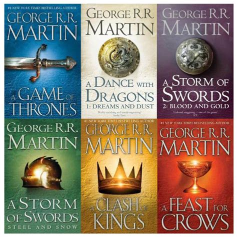 how many game of thrones books are there Epub