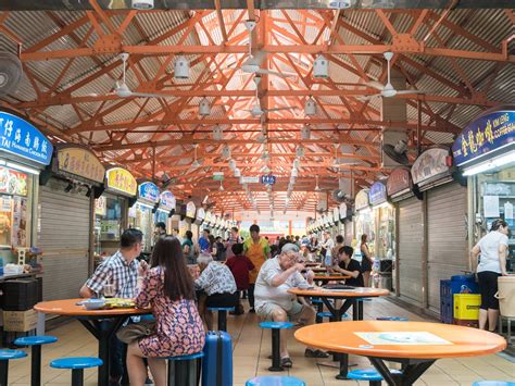 how many hawker centres in singapore