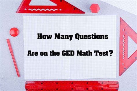 how many questions are on the ged math test