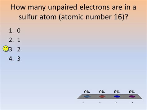 how many unpaired electrons are in a sulfur atom