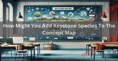 how might you add keystone species to the concept map