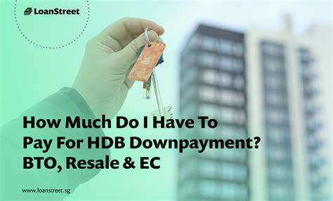 how much down payment for hdb