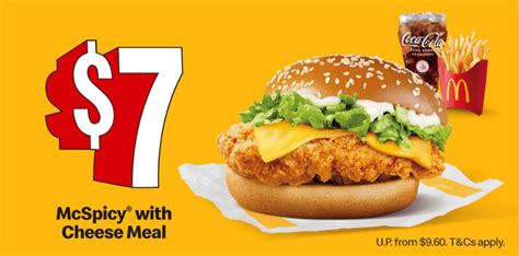 how much is mcspicy meal in singapore