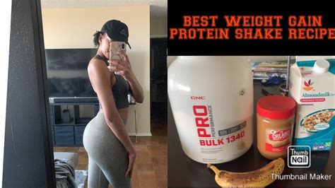 how often to drink protein shakes to gain weight