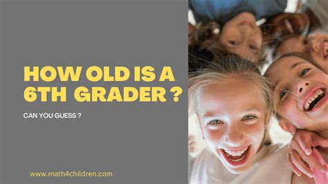 how old is the average 6th grader