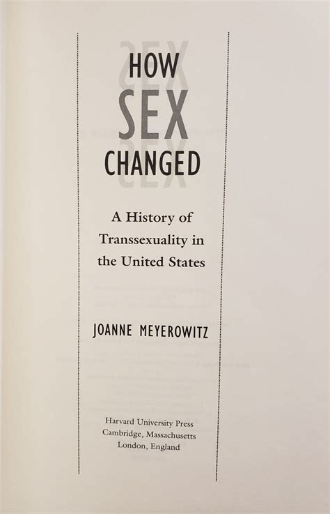 how sex changed a history of transsexuality in the united states Epub