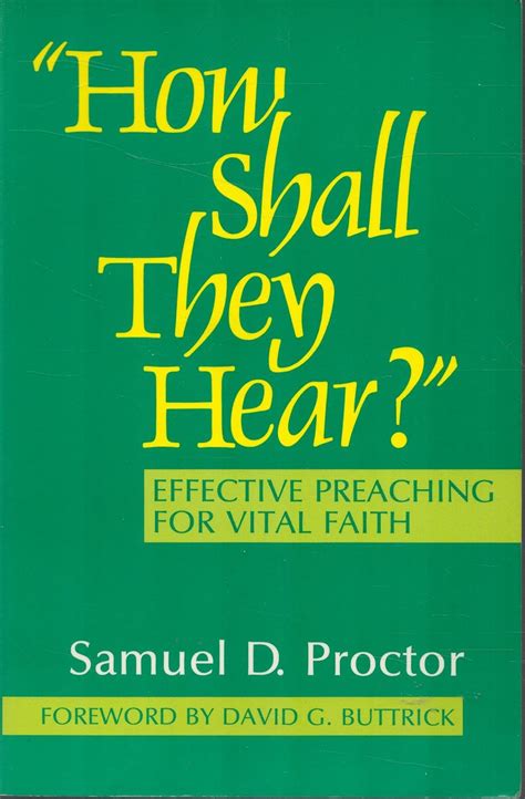 how shall they hear? effective preaching for vital faith Doc