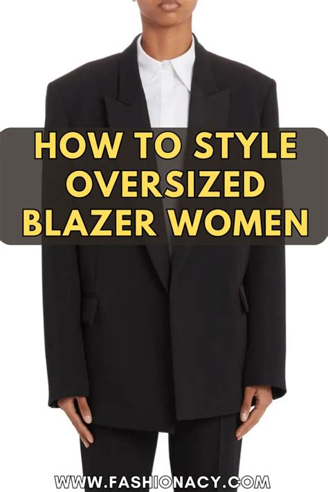 how should an oversized blazer fit