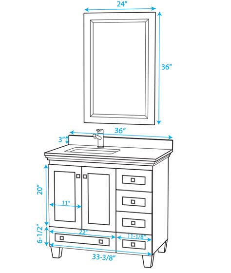 how tall are bathroom vanities