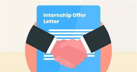how to accept internship offer