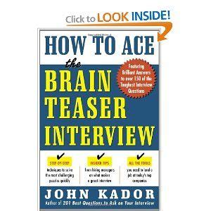 how to ace the brainteaser interview Kindle Editon