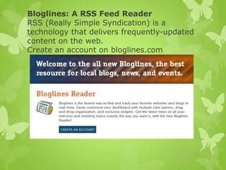 how to add rss feed to bloglines pdf Reader