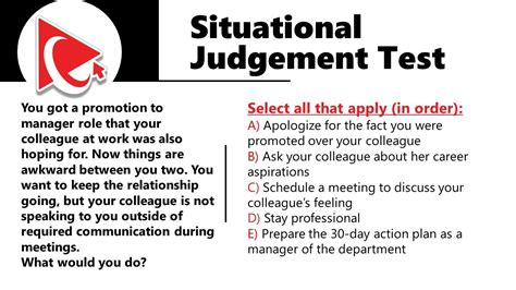 how to answer situational judgement test PDF