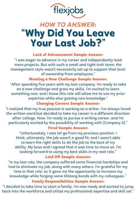 how to answer why did you leave your last job