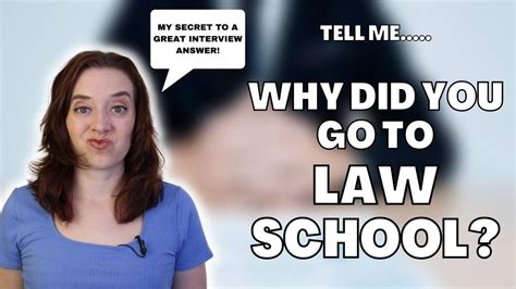 how to answer why this law school