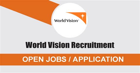 how to apply for world vision jobs