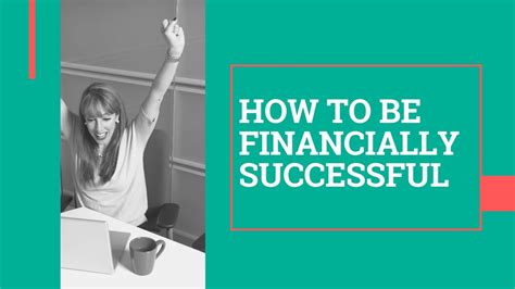 how to be financially successful how to be financially successful PDF