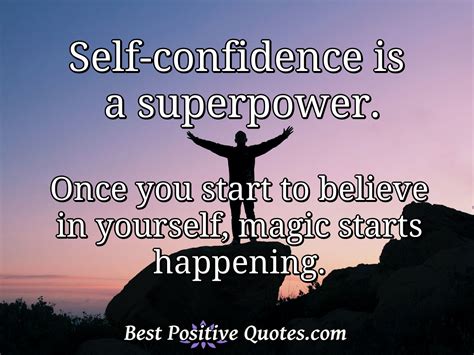 how to believe in yourself self confidence