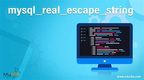 how to break mysql real escape string pdf Doc